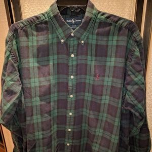Ralph Lauren Shirt Flannel Plaid